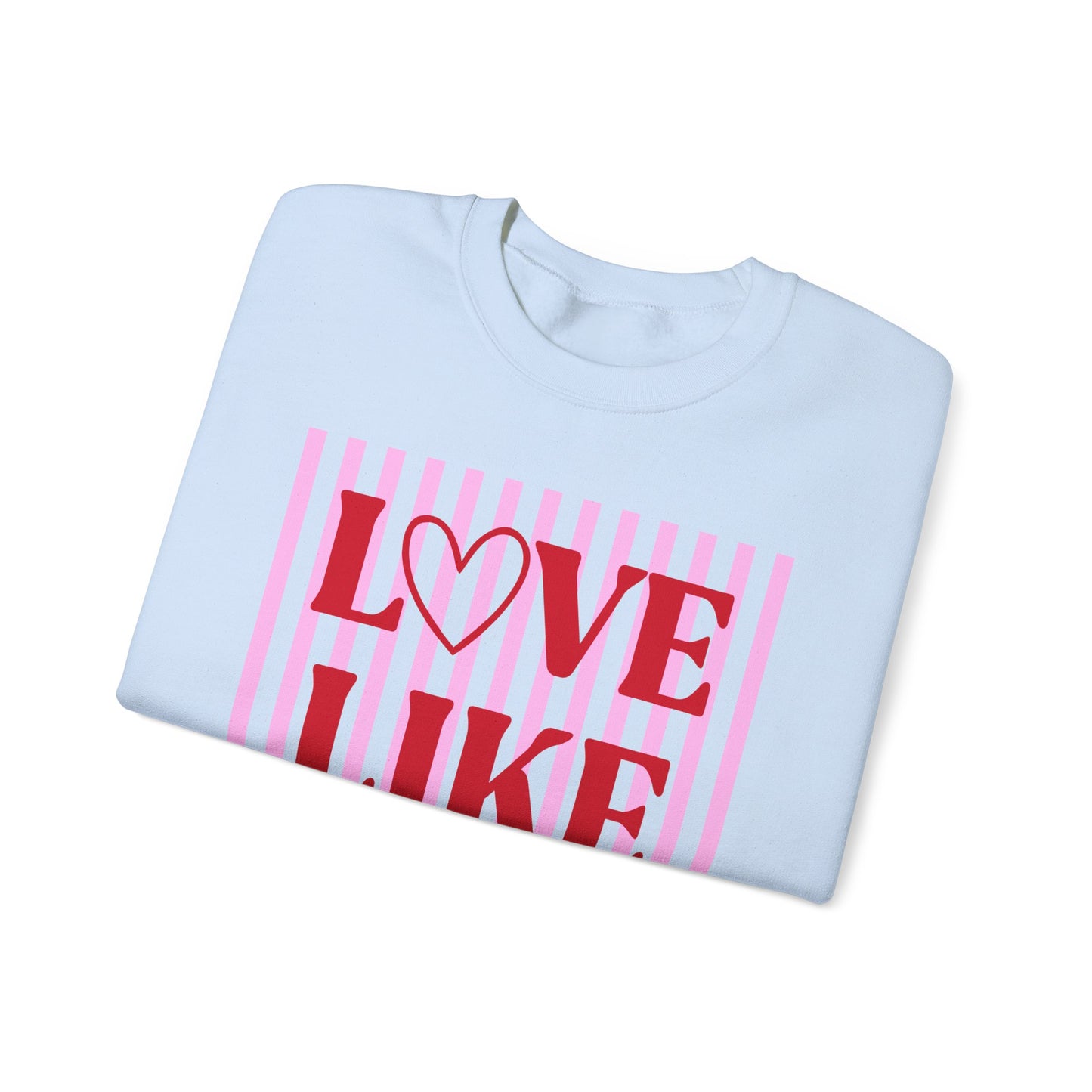 Love Like Jesus Sweatshirt | Christian Faith Graphic Crewneck