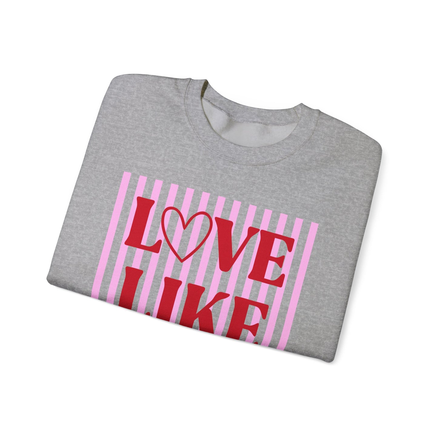 Love Like Jesus Sweatshirt | Christian Faith Graphic Crewneck