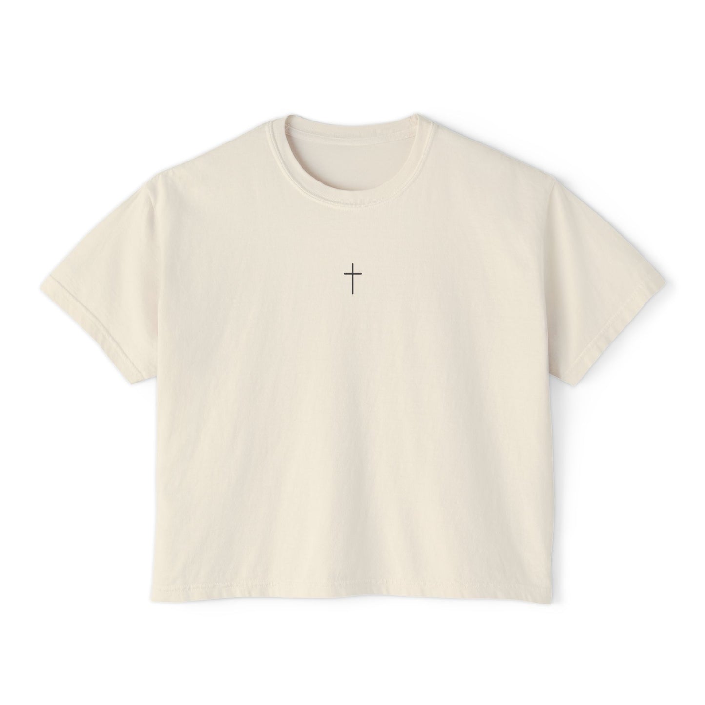 Cross boxy tee