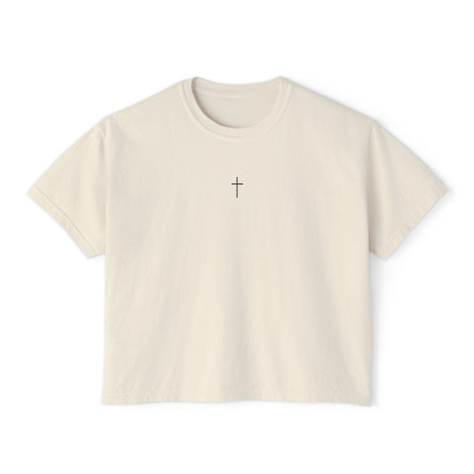 Cross boxy tee