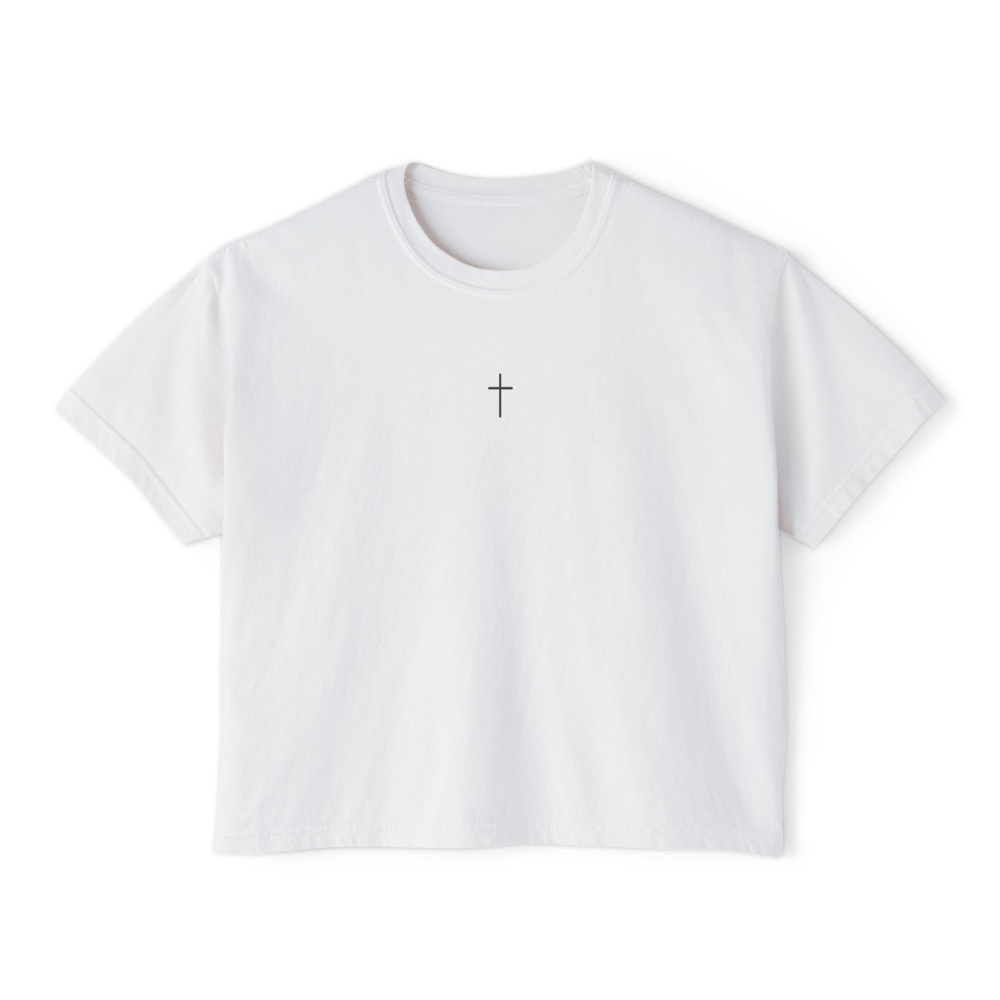 Cross boxy tee