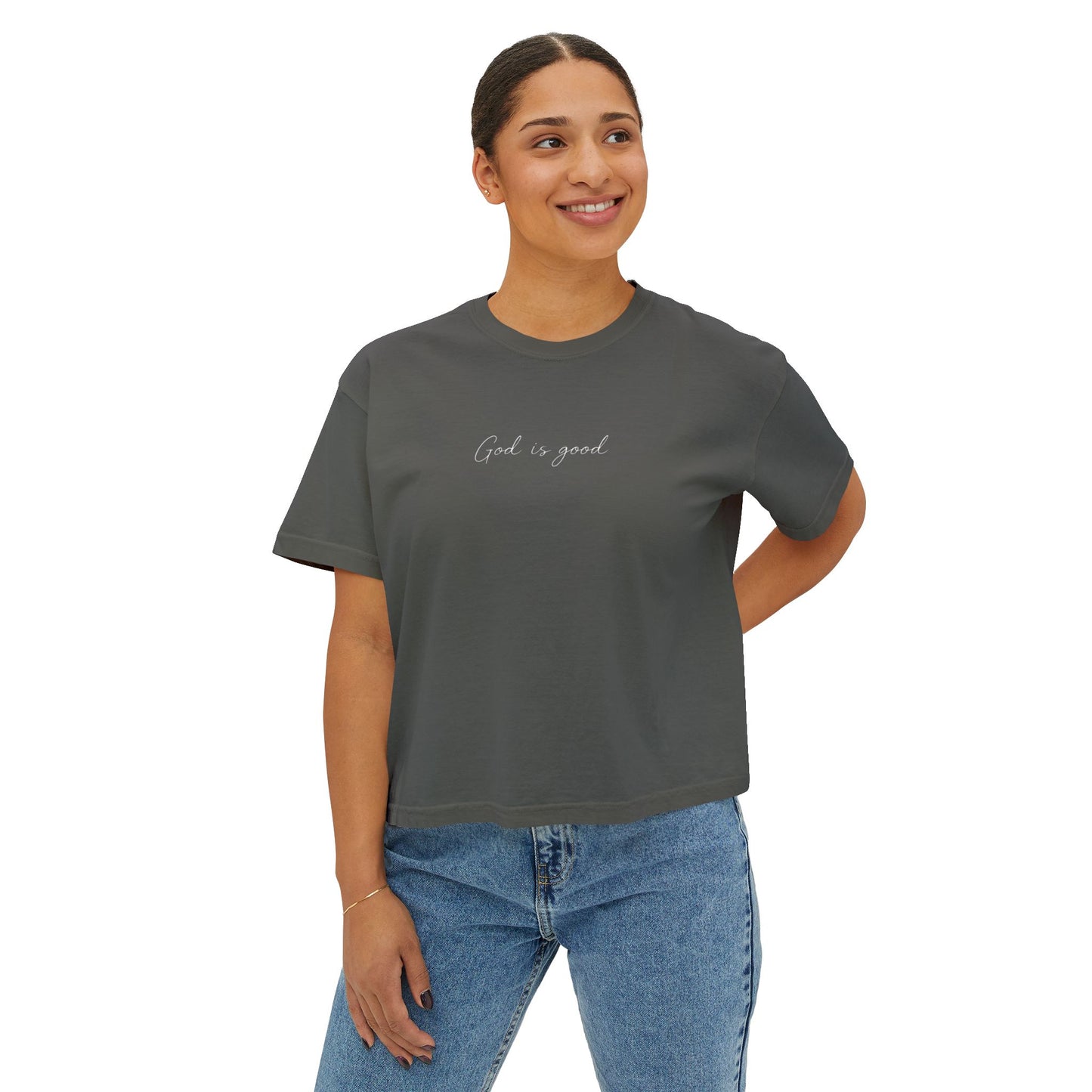 "God is Good" boxy tee