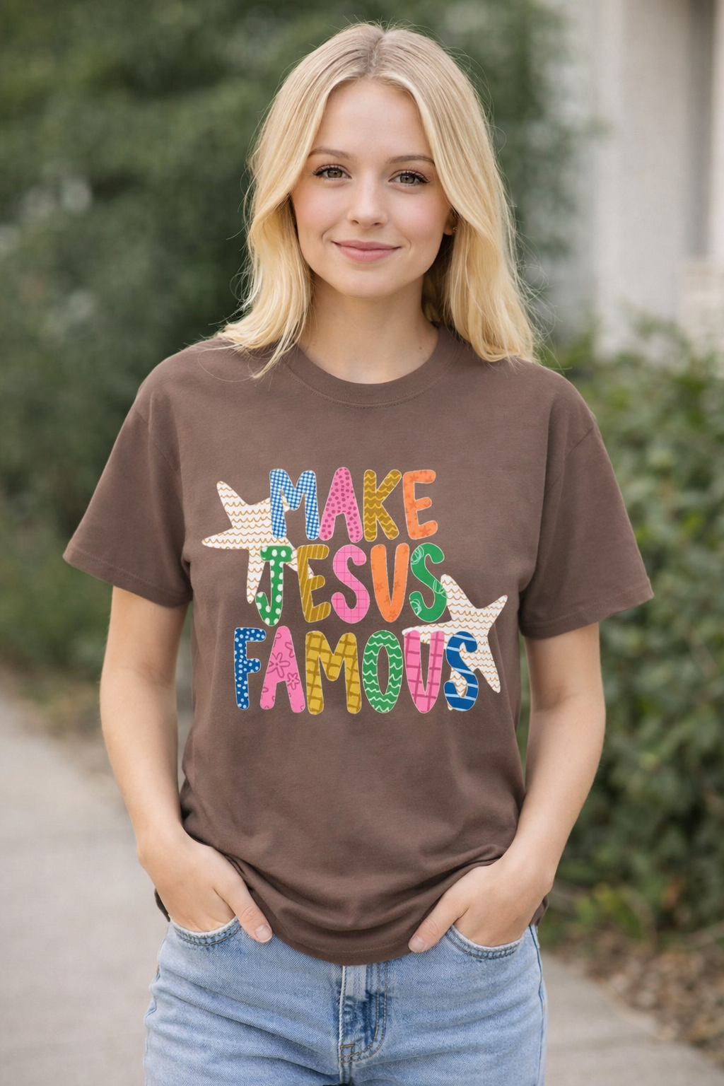 Make Jesus Famous T-Shirt | Faith Christian Tee