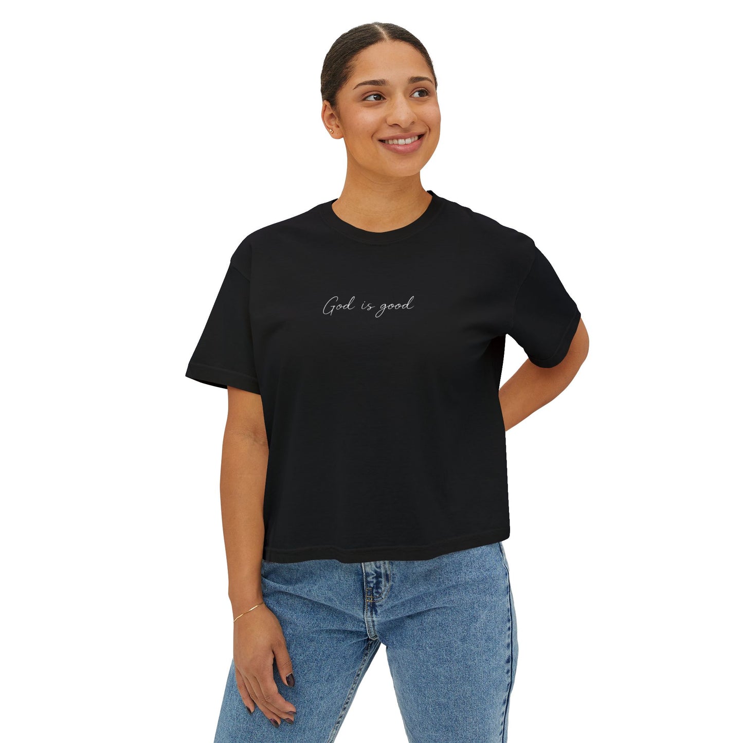 "God is Good" boxy tee
