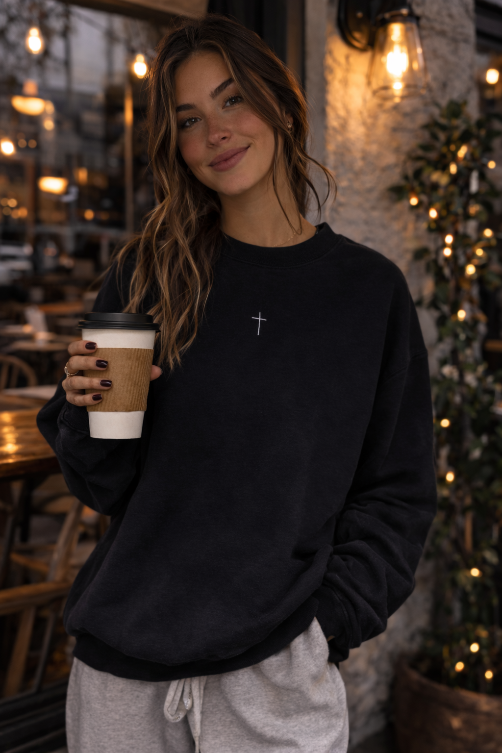 Unisex Cross Heavy Blend™ Crewneck Sweatshirt, Gildan