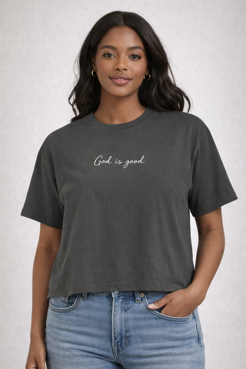 "God is Good" boxy tee